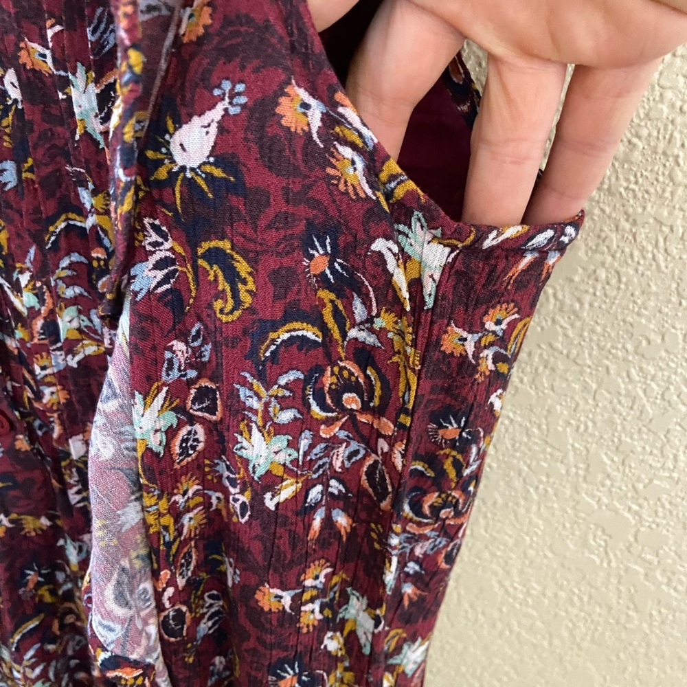 Garnet Hill River's Edge Crepe Dress Sz Small - Picture 7 of 14